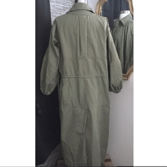 SAINT LAURENT Vintage Military Trench Coat Duster - Picture 5 of 8